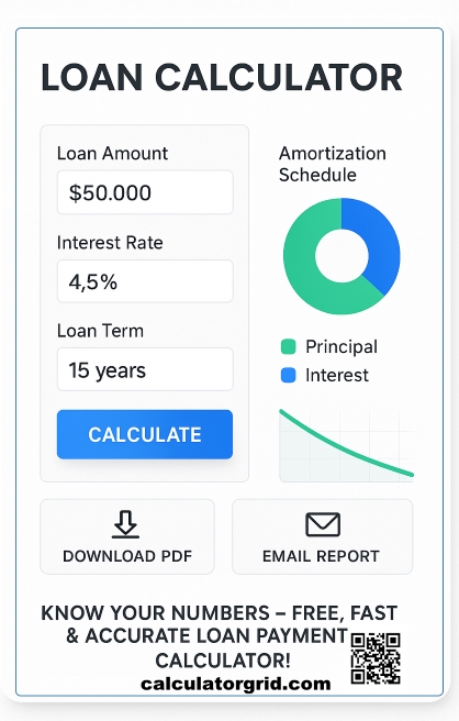 Amortization Calculator Tool