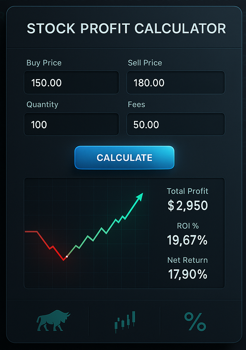 Stock Profit Calculator - Calculate Investment Returns In 1 Minute