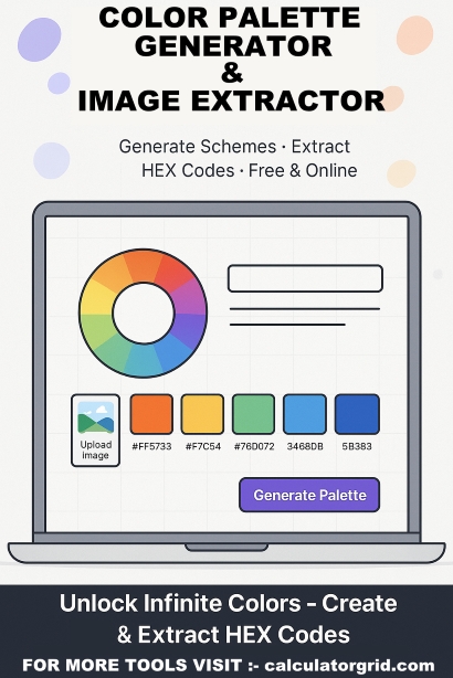 color palette generator and HEX code extractor